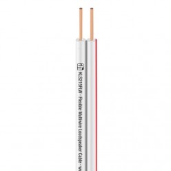 Adam Hall Cables KLS 215 FLW - Kabel głośnikowy 2 x 1,5 mm², biały